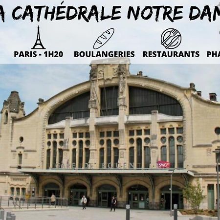 Ferienwohnung Cosy'Appart - La Cauchoise Rouen Exterior foto